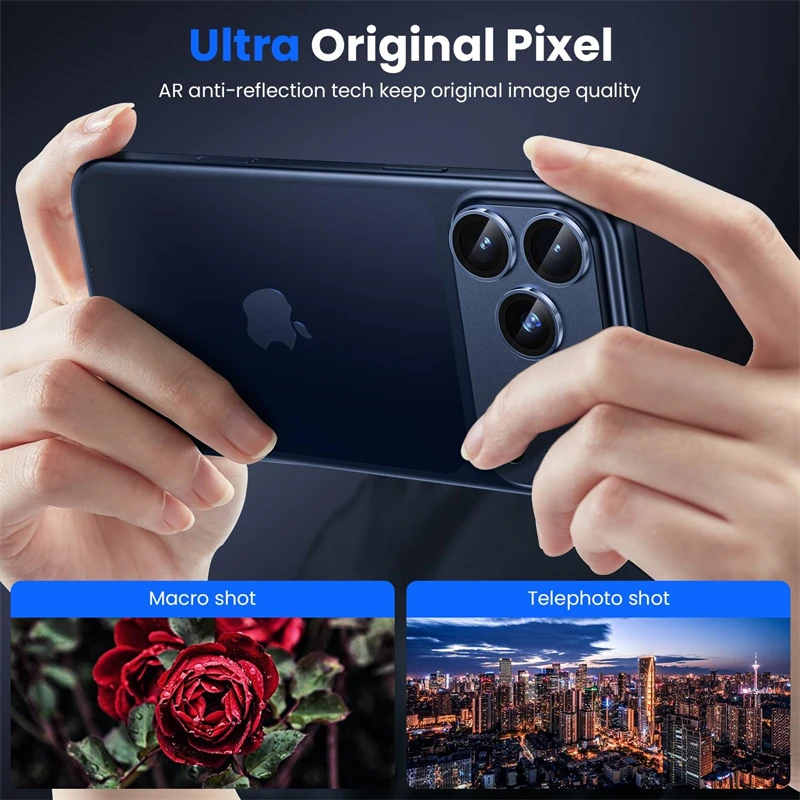 Metal Glass Camera Lens Protector for IPhone 17 Air 16 15 14 13 Pro Max Plus 16Pro 17Pro 17Air i17 IPones Lens Cover Accessories