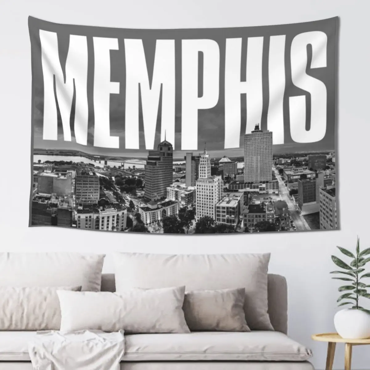 

Memphis Cityscape Tapestry House Decoration Home Decoration Accessories Decorative Wall Mural Bathroom Decor Tapestry