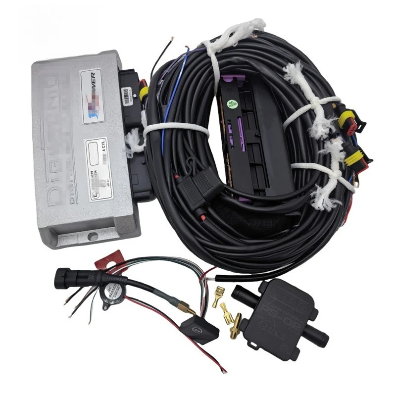 Gas Electronic Control Unit 4 Cylinder LPG CNG Car Oil To Gas Conversion Modification Replacement Part