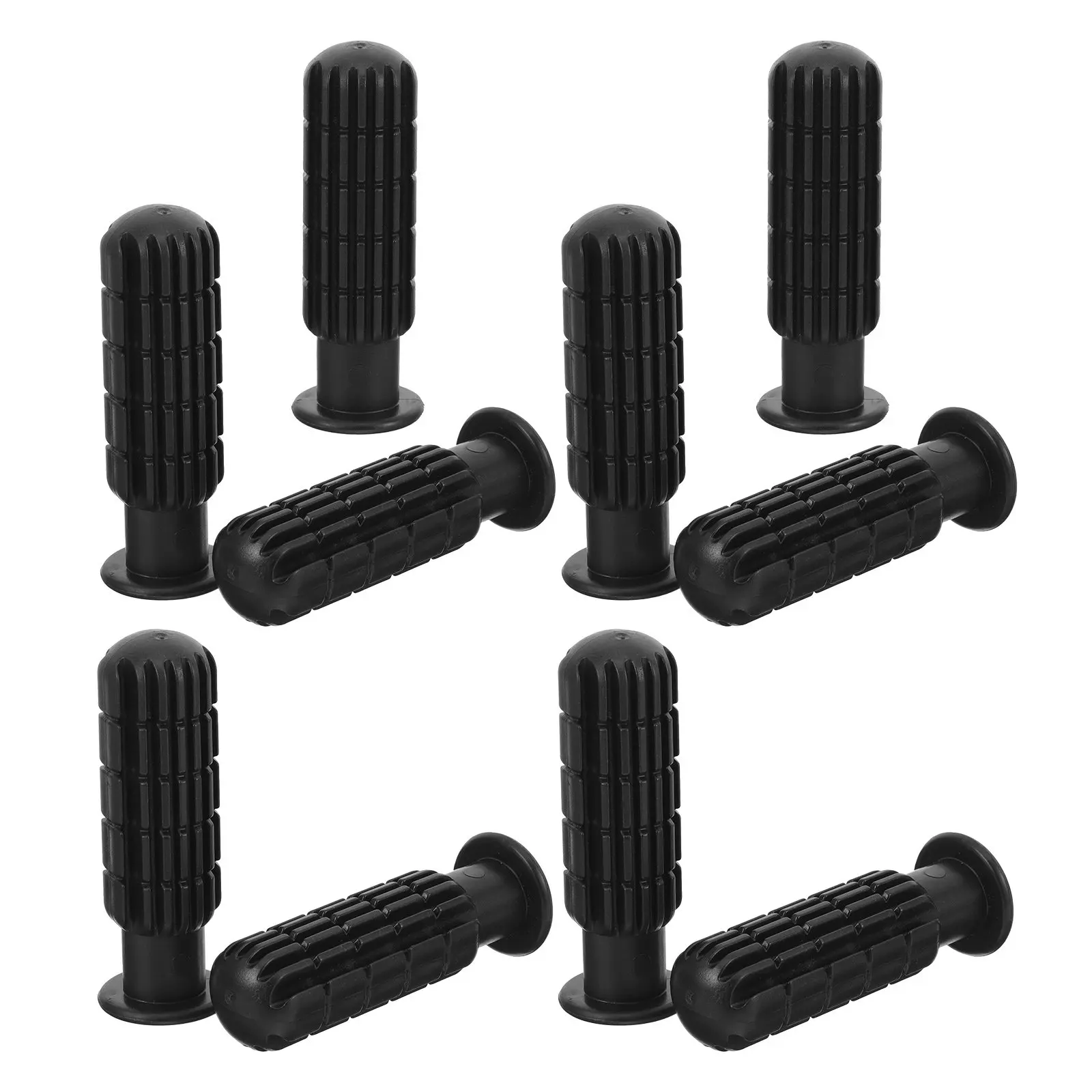

10Pcs Table Soccer Handles Foosball Replacement Grip Plastic Football Table Parts for Tabletop Soccer Machine Foosball Supplies
