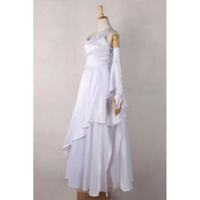 FF15 لونا تأثيري فاينل فانتسي XV Lunafreya Nox فلوريت فستان الزفاف تأثيري حلي مصنوعة حسب الطلب