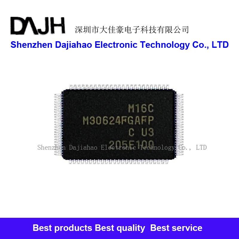 1pcs/lot M30624FGAFP 16-BIT, FLASH, 16 MHz, MICROCONTROLLER, PQFP100 ic chips