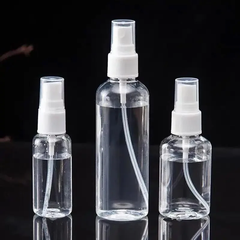 100ml Refillable Bottles Empty Spray Bottle Transparent Plastic Perfume Bottles Mini Cosmetic Spray Bottle Atomizer