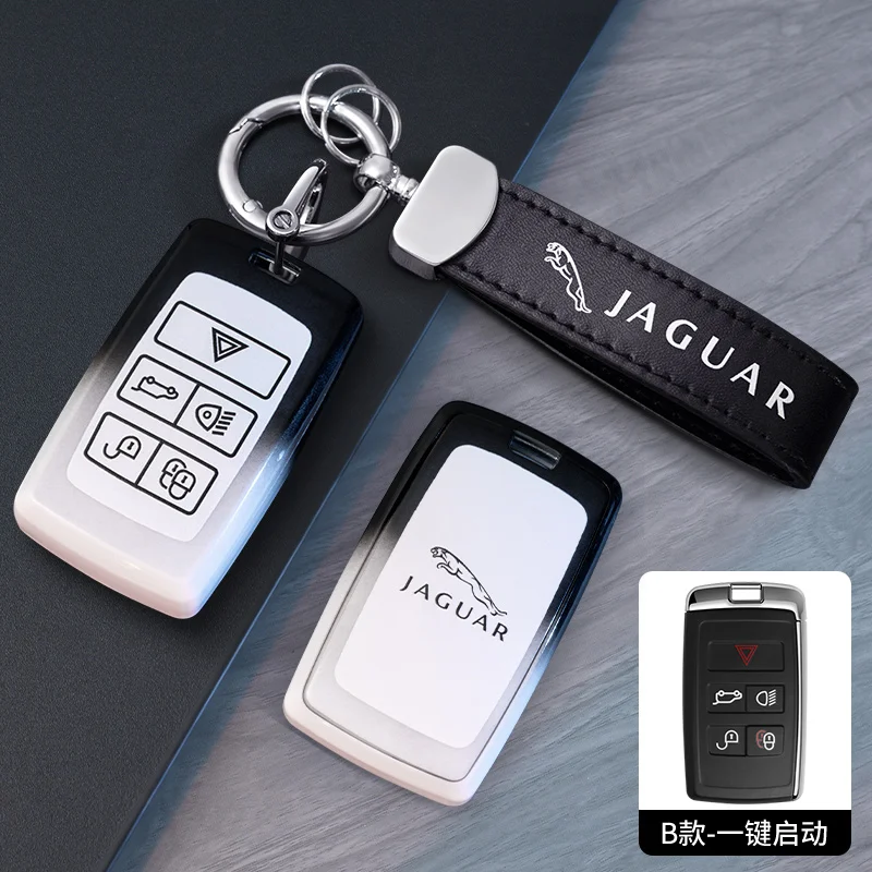 

Fashion New TPU Car Key Case Cover Shell Protector Key Bag For Jaguar XEL EPACE 2019 Jaguar XE E-Pace XF F-TYPE XJ C-X16 V12 XJL