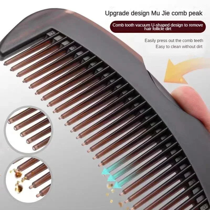 Dandruff Removal Scalp Hair Combs Hair Dressing Comb Self-Cleaning Anti-Static Massage brushes Hair Salon styling tools