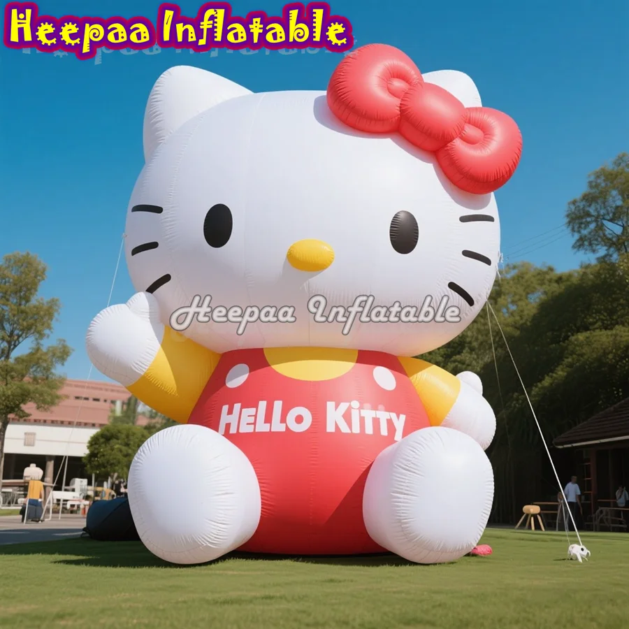 

Hello Kitty Inflatable Cartoon Customize Giant Outdor Advertising Inflatable Model For Event Party Decor