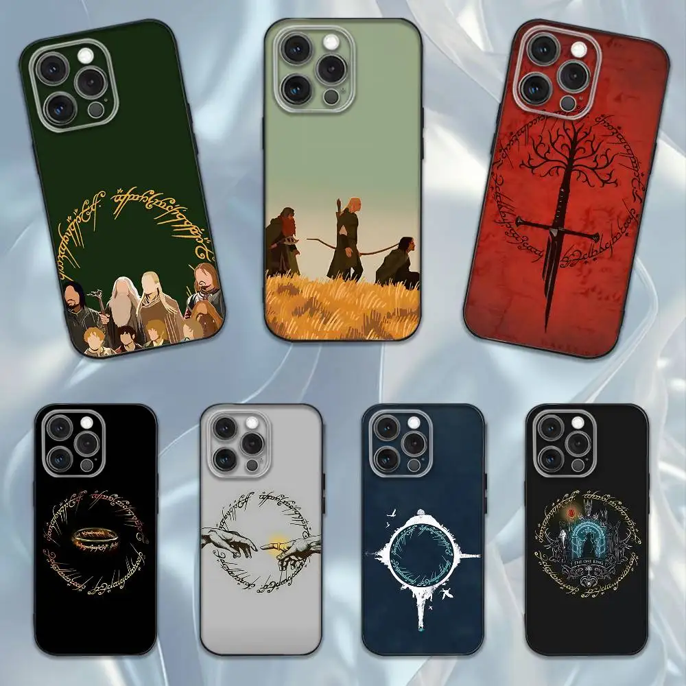 

The L-Lord of the R-RingS Phone Case For iPhone 16e,16,15,14,13,12,11,Pro,X,XS,Max,XR,Plus,Mini Soft Black Cover