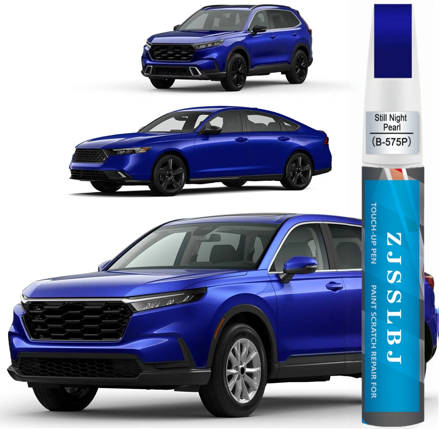 B-575P Still Night Pearl Compatible With Honda Exact Match Touch Up Paint Pen, Car Scratch Remover for Nicks and Chips Repair