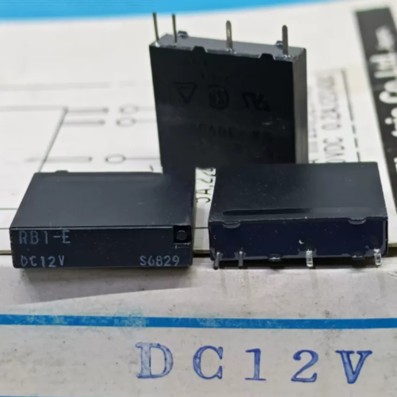 New relay RB1-E, operating on DC12V, with 4 pins
