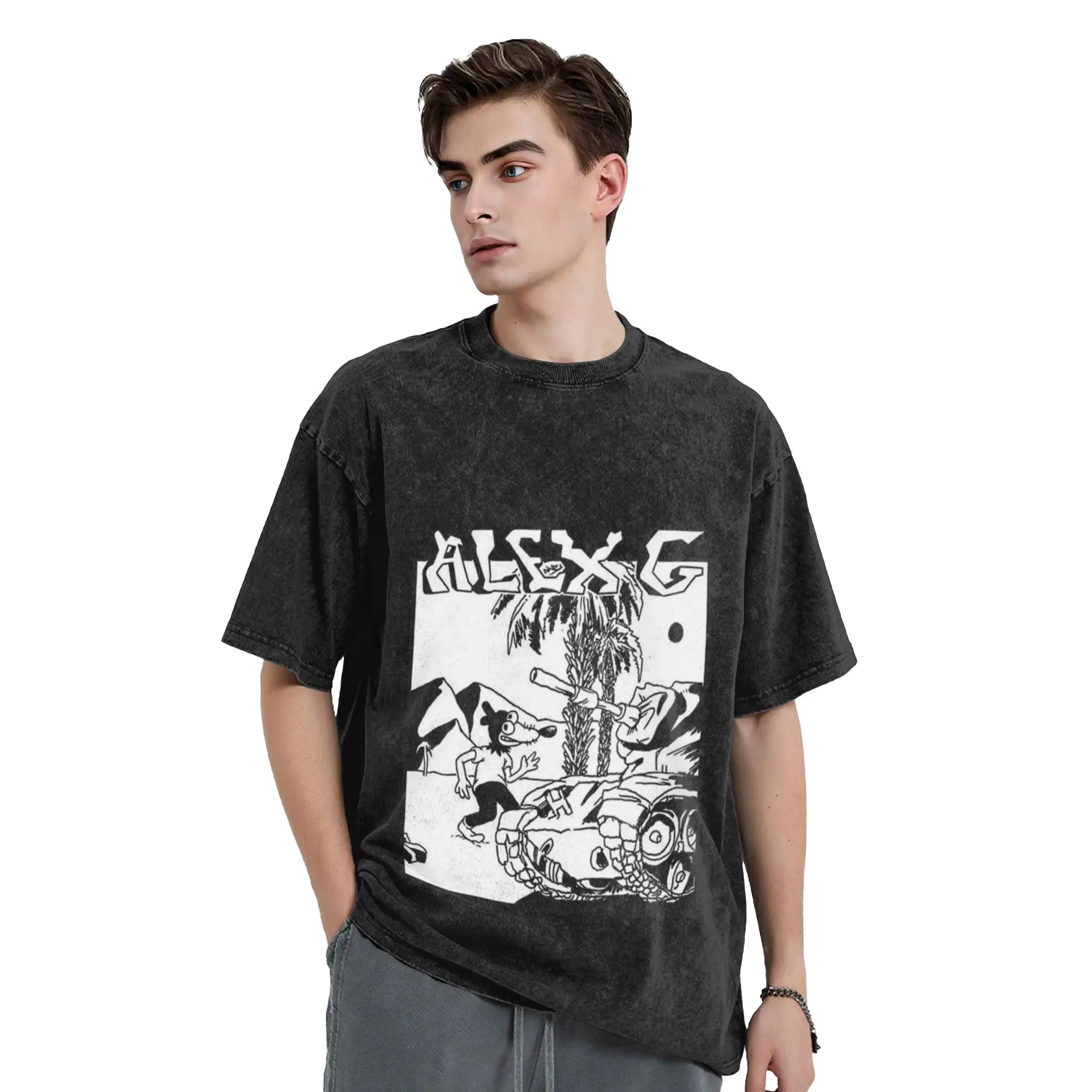 Alex G For Men  amp  Women Classic Cool A Vintage Oversized Cotton T-Shirts