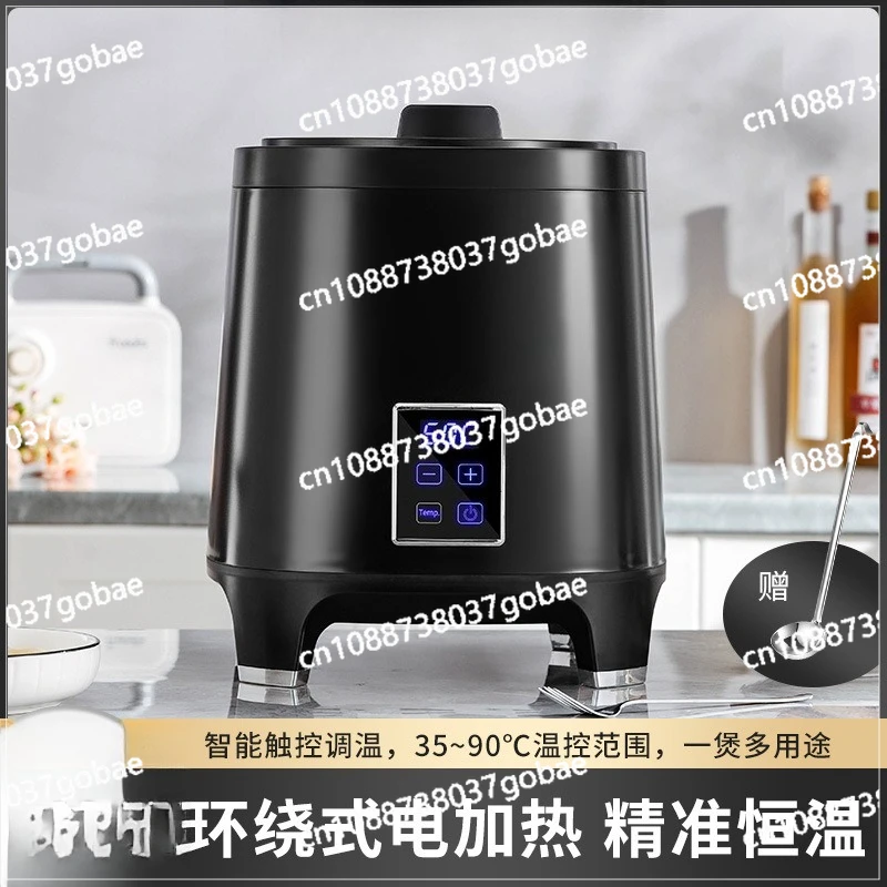 

Электронный подогреватель супа для шведского стола, коммерческий электрический нагреватель большой емкости из нержавеющей стали для отеля