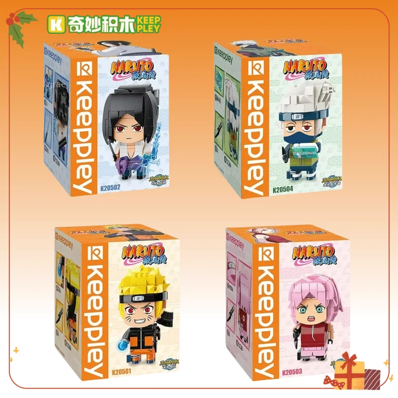 

Keeppley Naruto Building Blocks Street Scene Anime Character Assembly Model Ornaments Educational Toys Collection Gift