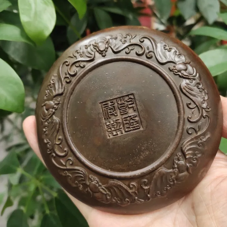 Antique Miscellaneous Collection Baifu Plates Saucers Home Tea Ceremony Crafts Ornaments