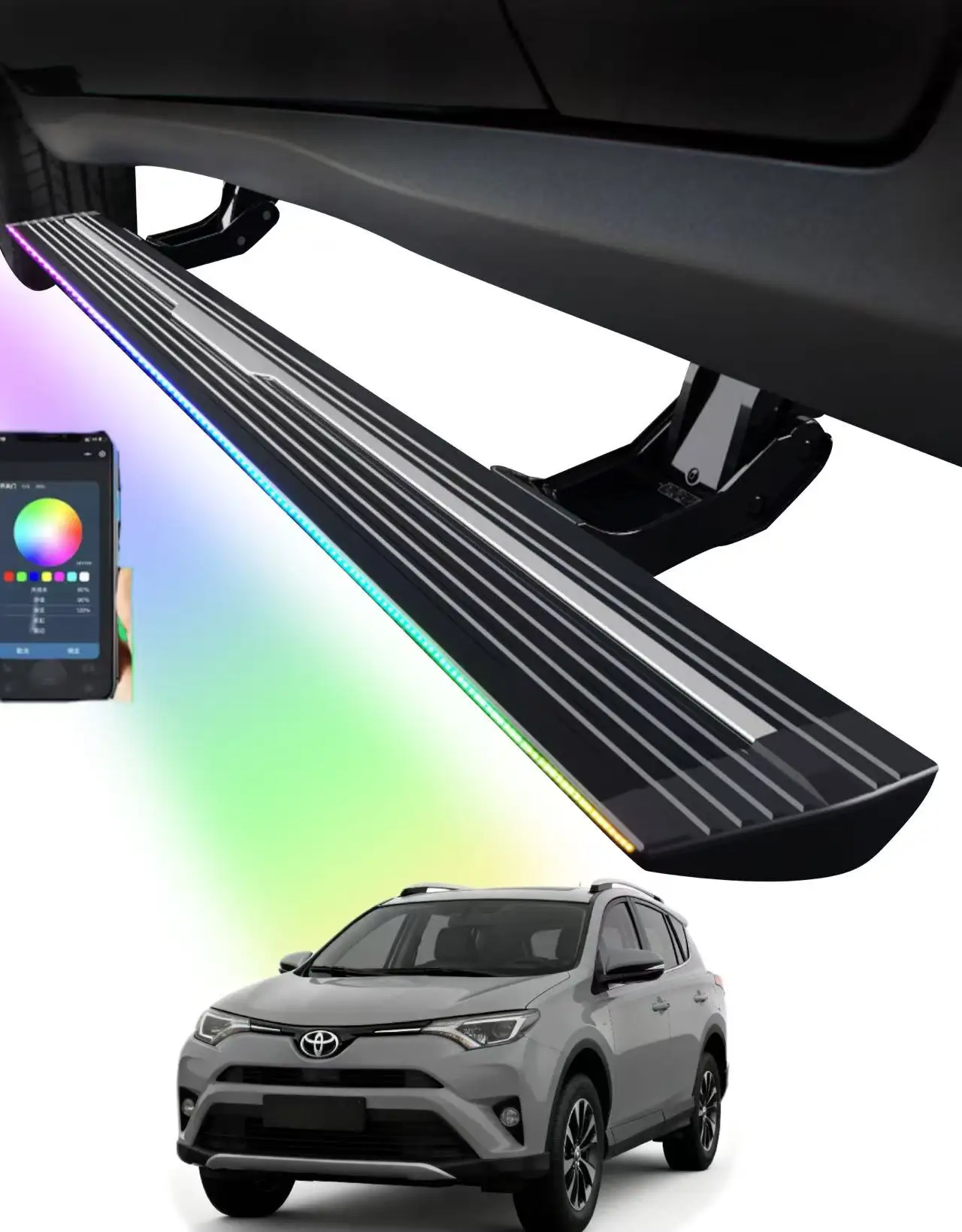 

WEIJIA Manufacturing Factory Side Steps Power Running Board For Toyota RAV4 12-25 Electric Side Step OEM/ODM