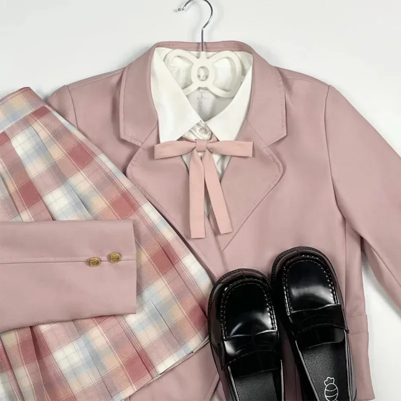 اليابانية Jk الطلاب 13 لون أحمر/وردي/أسود السترة سترة عالية الفتيات كلية نمط الخريف دعوى الزي المدرسي 5؛ c، 8'z، 6.k؛