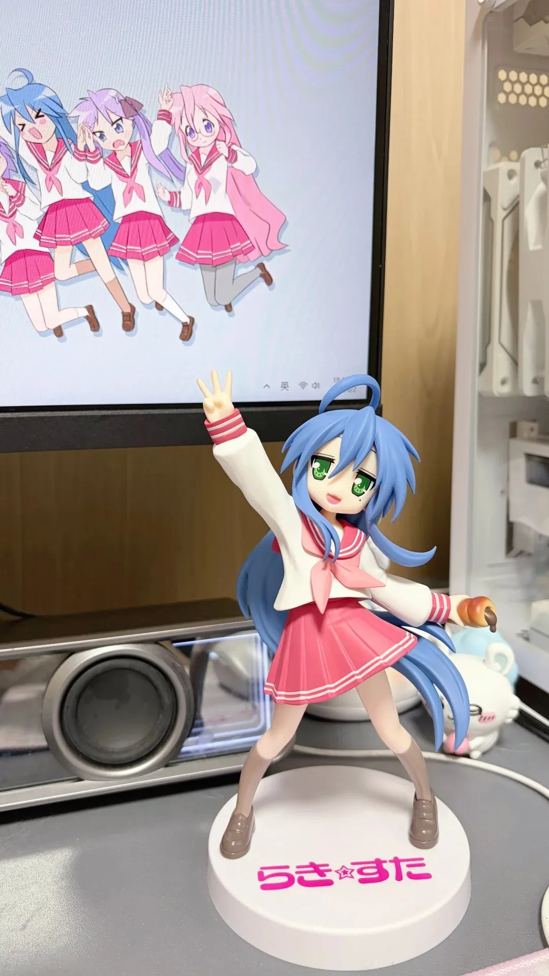 18CM Anime Izumi Konata Figur LuckyStar Figur Auf Lager Original FuRyu Modell Spielzeugpuppe Actionfigur Sammlerstück Geschenk PVC – Detail 5