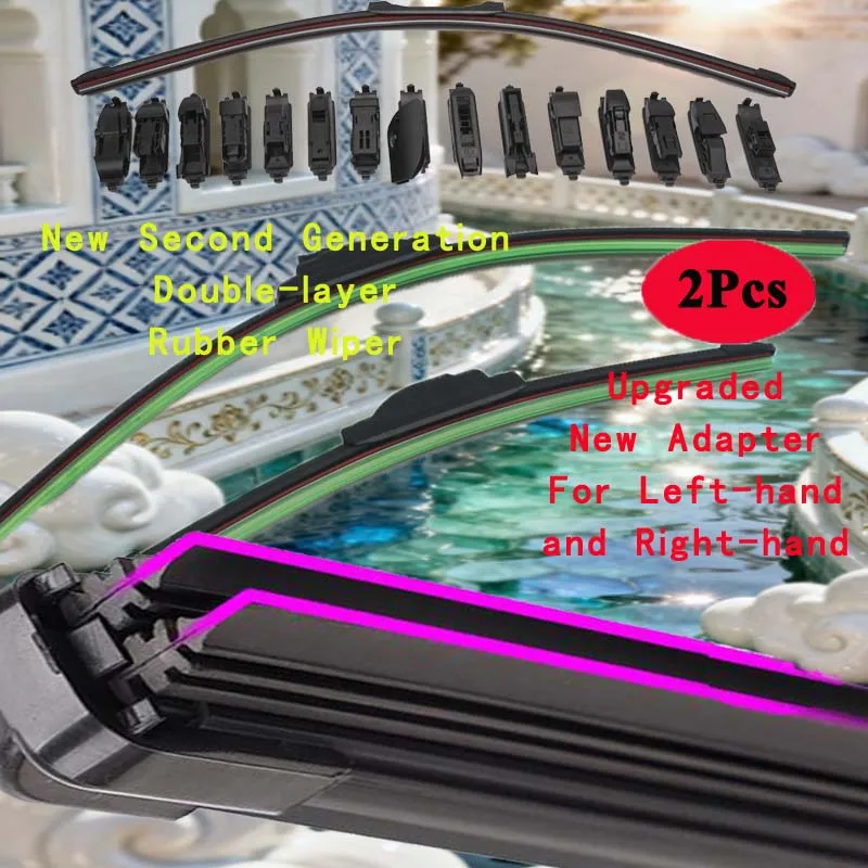 

For Hyundai TUCSON IV NX4 2020 2021 2022 Windscreen Windshield Windows Accessories Brushes Washer 2pcs Car Front Wiper Blades