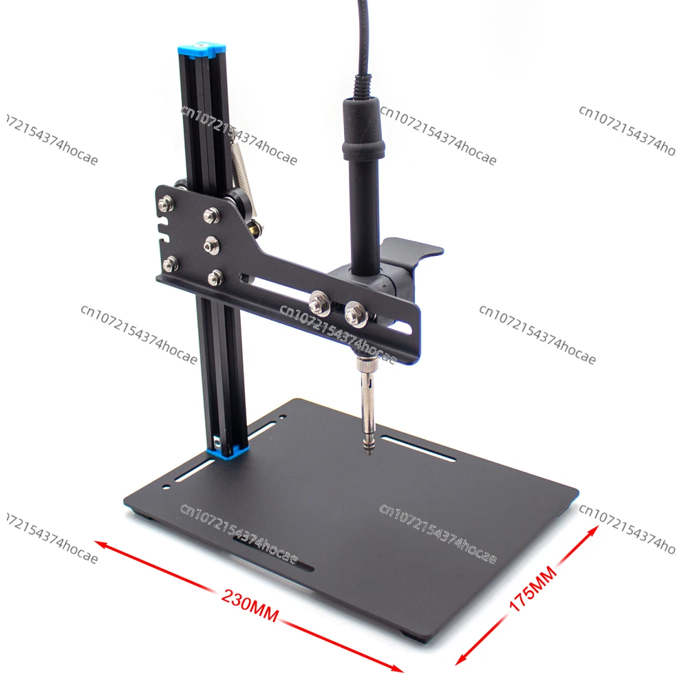 220V vertical heat setting plug-in hand tool press, hot melt brass knurled nuts, embedded plug-in soldering iron 200-400 ° C