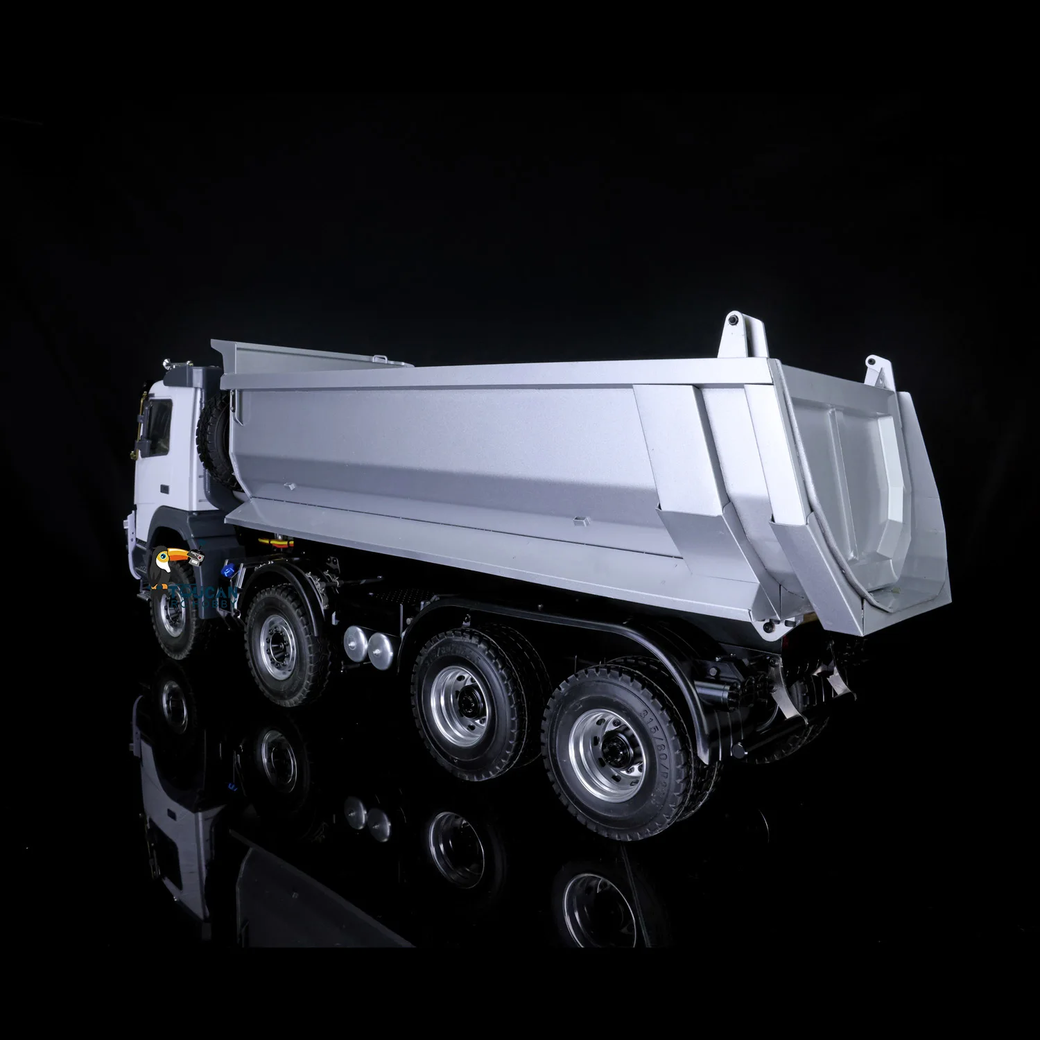 JDM 1/14 RTR Metal Hydraulic RC Dumper Tipper Remote Control Truck 2Speed Differential Axle Outdoor Toys For Boys Gift TH18485