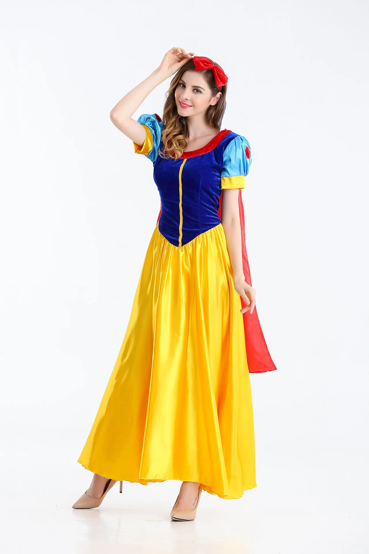 大人用 S4XL サイズ ローリーン コスプレ 白雪姫風スカート ステージパフォーマンスコスチューム 女性用伝統民族衣装 春...