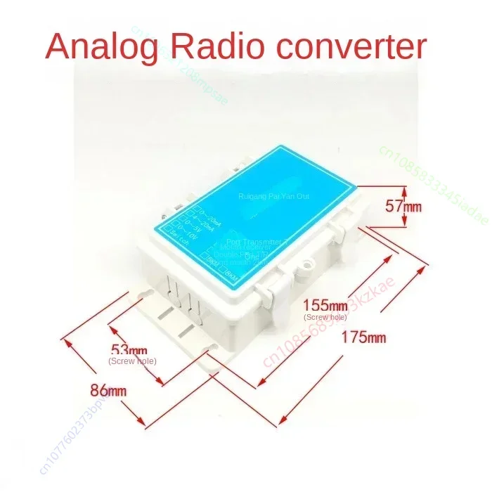 تناظري إلى أسلاك لاسلكية مجانية عالية الدقة 1-4 قناة 4-20MA 0-10 فولت تحويل راديو تناظري 3 كجم