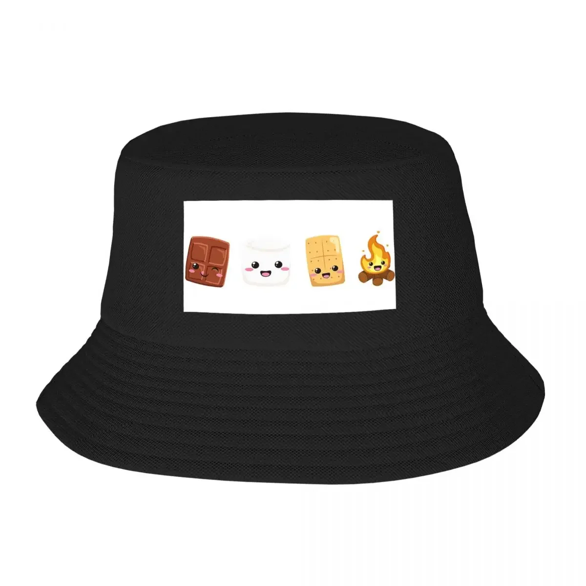 S'mores Assemble Bucket Hat Panama For Man Woman Bob Hats Reversible Fisherman Hats Summer Beach Fishing Unisex Caps