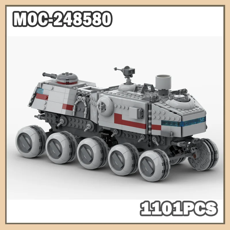 MOC-248580 Building Blocks HAVw A6 Jugger MOC Military Tank Model Creative Gift Puzzle Collection Desktop Set 1101PCS Bricks