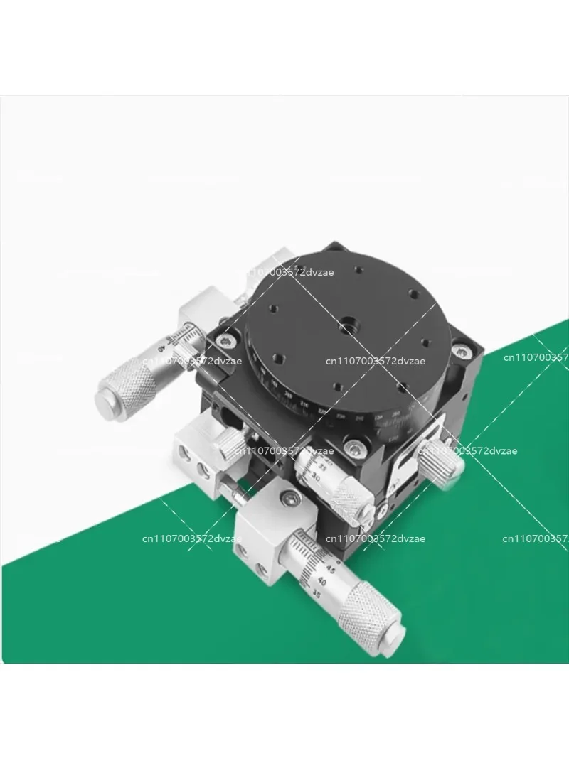 axis 3 axis 60*60mm Manual trimming platform Translation table and rotary table Cross rail
