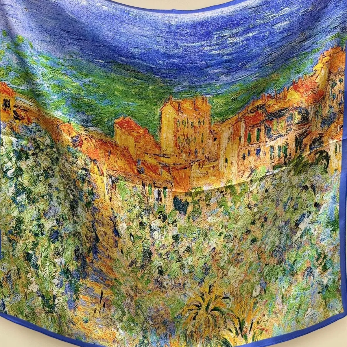Scarf High-Grade Landscape 100% Women's Fashion All-Match