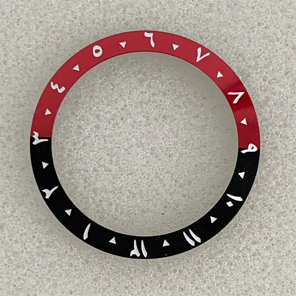 アラビア数字の斜め時計ベゼル,時計アクセサリー,交換用ケース,リングマウス,DIY, 38mm, 35mm,新品