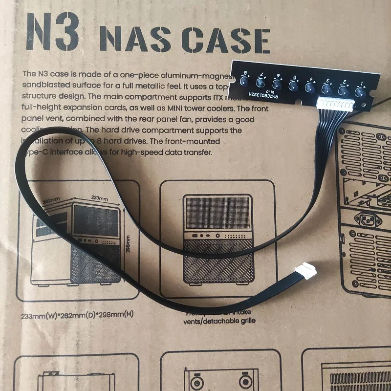 JONSBO N3 Computer Chassis Accessories Indicator Lights And Connecting Wires for PC Case