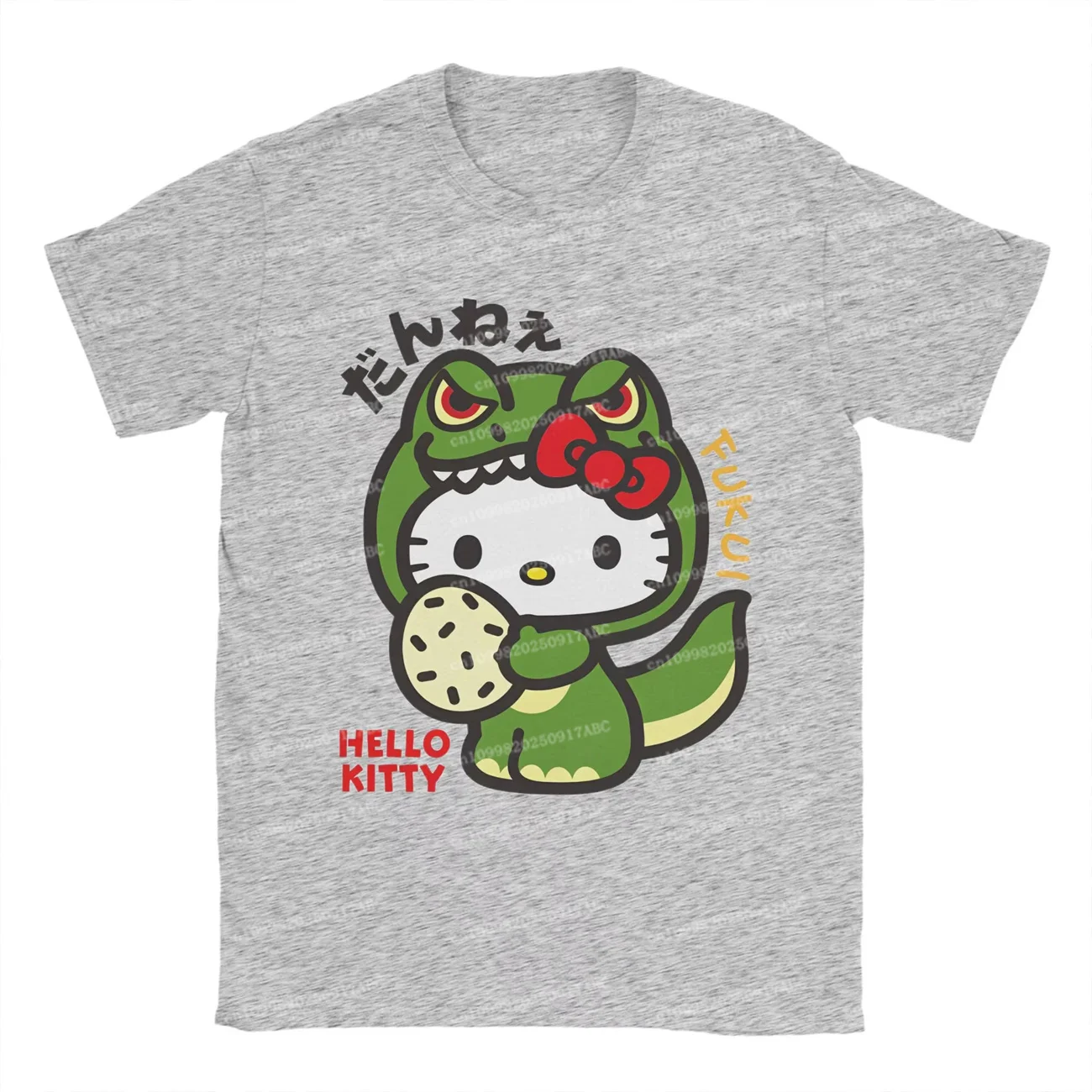 

Summer Men Tshirt Y2K Hello Kitty Dinosaur T-Shirts Men Cotton T Shirts Boy Gril Short Sleeve Tees Men Clothes Women T-Shirt