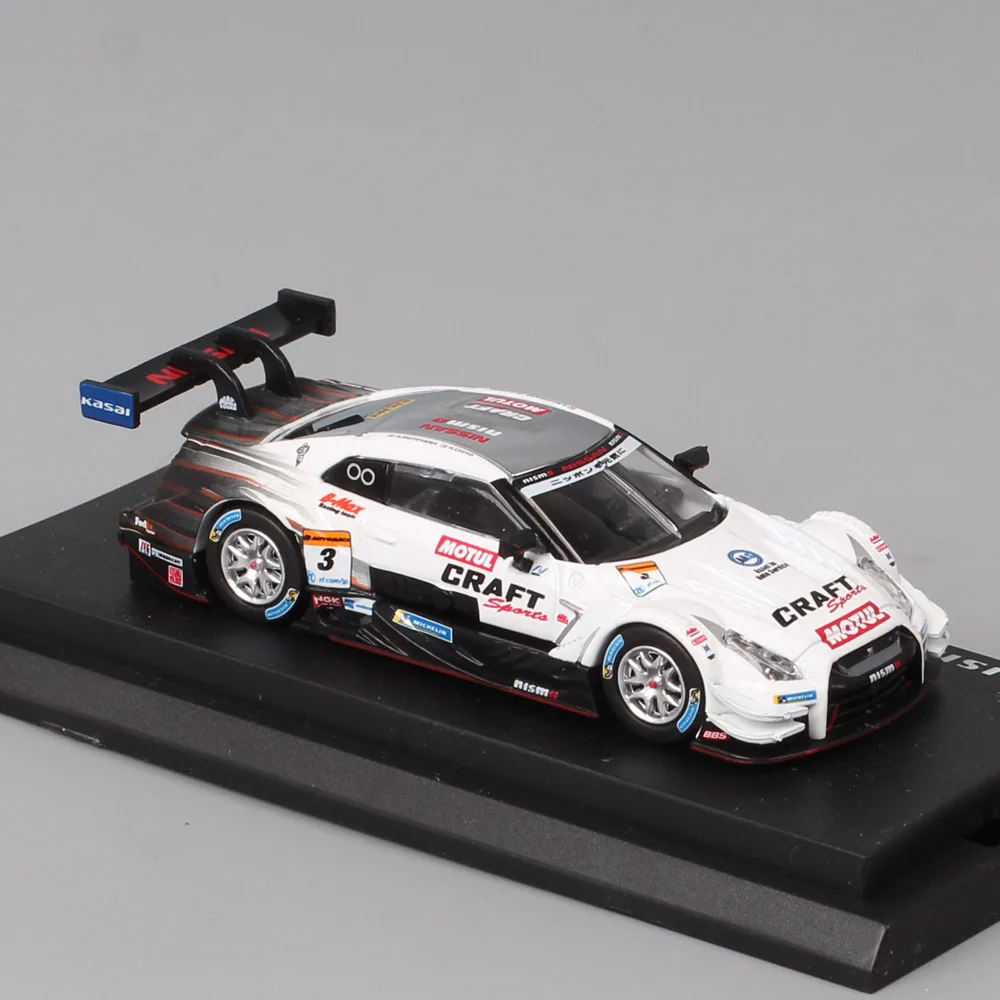 Nismo 1:64 Scale Nissan Craftsports Motul GTR #3 Super GT GT500 2018 Car Diecasts & Toy Vehicles Model Miniatures Acrylic Box