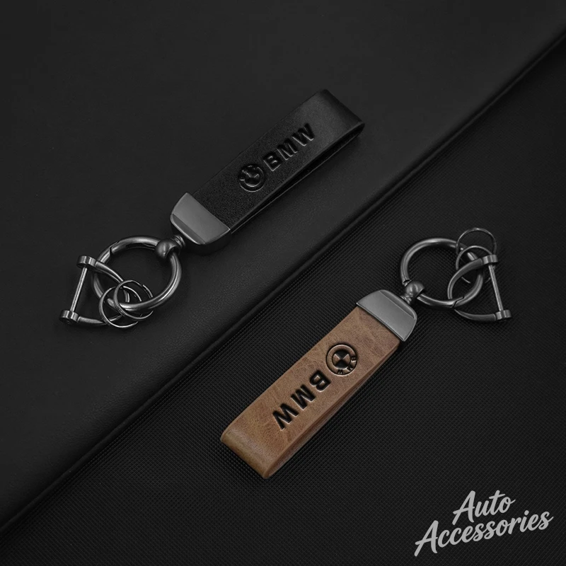 

Leather Car Keychain Anti-Lost Keyring Pendant Lanyard For BMW 1 3 5 7 Series X1 X3 X4 X5 F10 F15 F16 F20 F30 F18 F25 M3 M4 E34