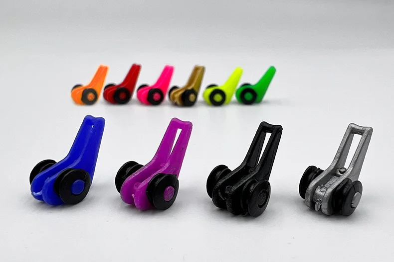 10PCS Köder Halter Kunststoff Angeln Haken Keeper Locken Sicherheit Halter Mit 2 Gummi Ringe Für Angelrute Pol Angelgerät – Detail 10