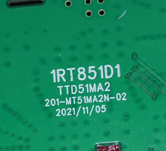 

1RT851D1 TT51MA2 201-MT51MA2N-02 Материнская плата для LED-телевизора, протестирована, реальное фото