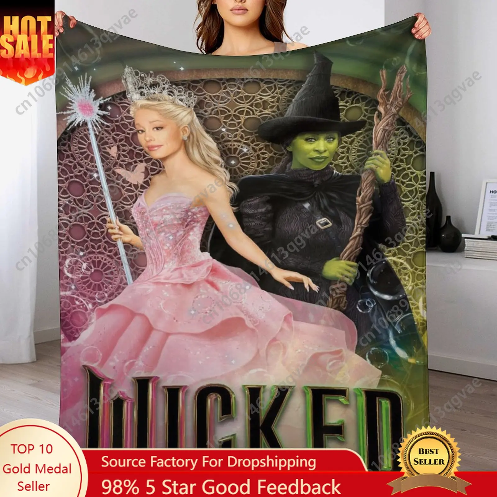 

WICKED He Musical Elphaba Wicked Flannel Blankets Are Soft Comfortable and Warm Perfect for Winter Naps Homes Offices Travel