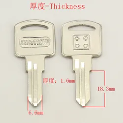 Best quality A044 House Home Door Key blanks Locksmith Supplies Blank Keys 20 pieces/lot