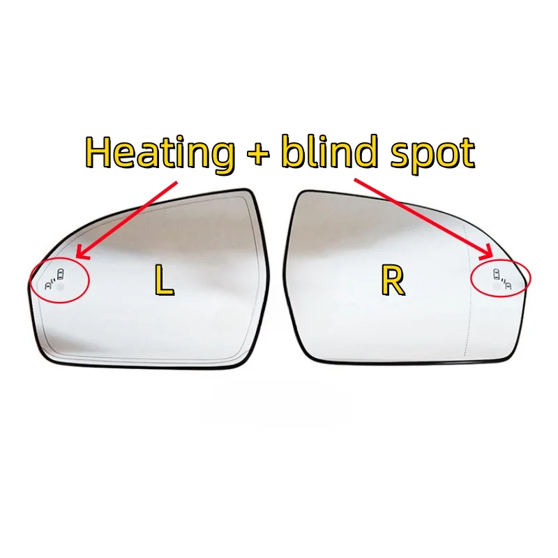 Left/Right Side blind spot Heated Mirror Glass Rearview Mirror For Lincoln MKCMKX Navigator FJ7B-17TG75-A/B ; FJ7B-17K707-A/B