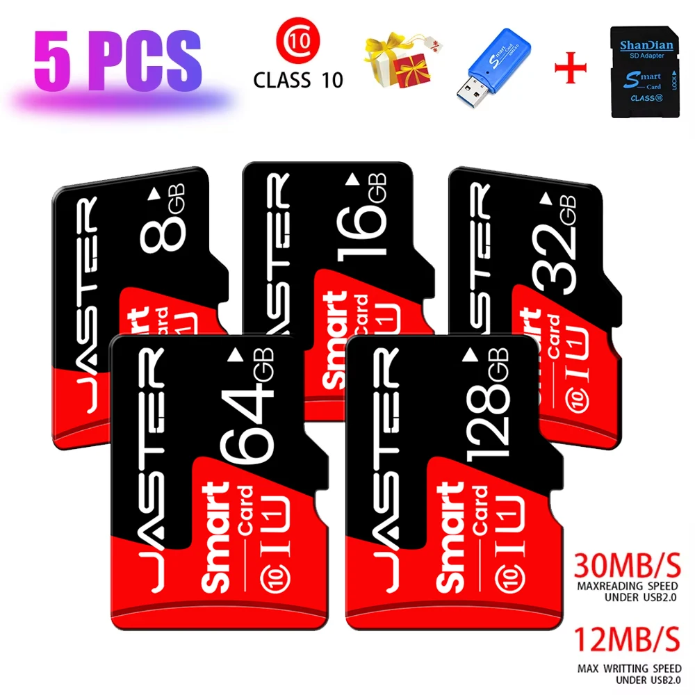 

Оригинальная SD-карта C10 128 ГБ 64 ГБ 32 ГБ до 30 МБ/с Карта памяти Microsd A1 Flash TF Флэш-карта для телефона/камеры 16 ГБ 8 ГБ