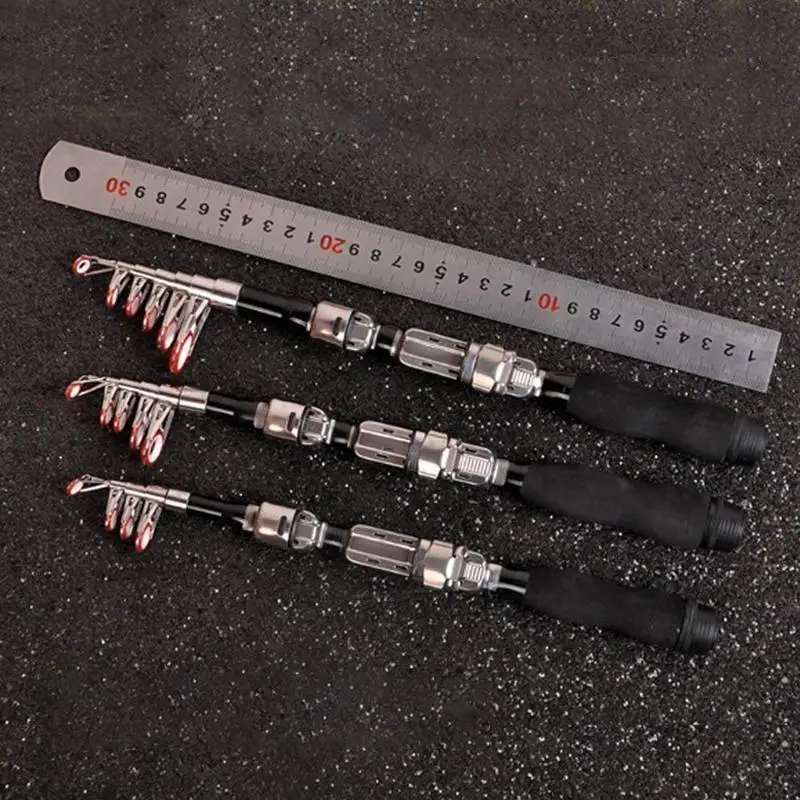 Super Hard Mini Telescopic Fishing Rod Fiberglass Portable Pocket Fishing Pole for Sea/Boat Fishing  Fishing Accessories - view 3
