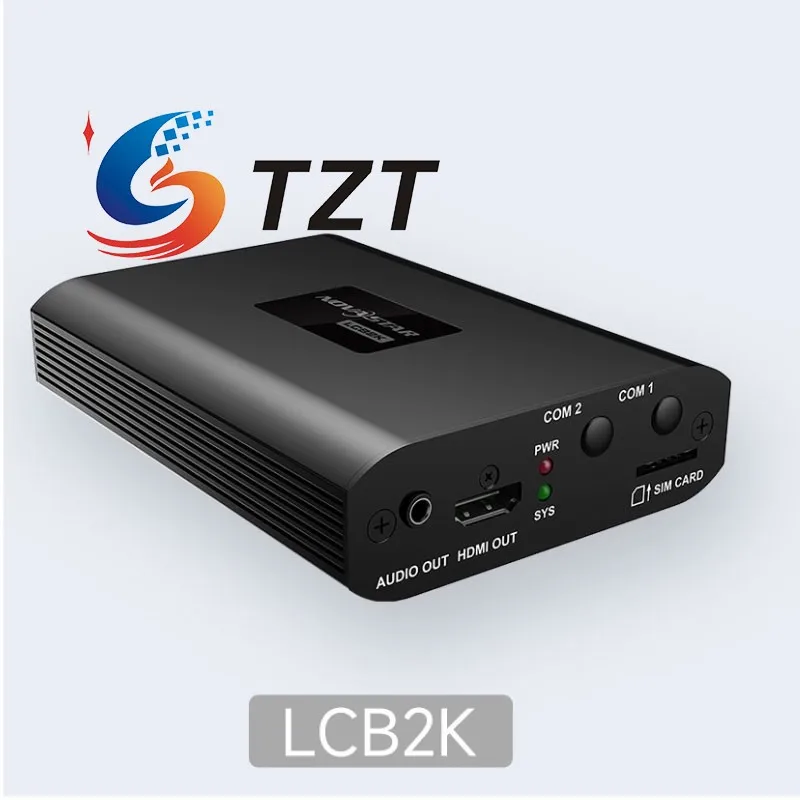 

TZT LCB2K Multimedia Playback Box 1920x1080 HDMI-compatible 1.4 Dual Mode Output Player 100MB