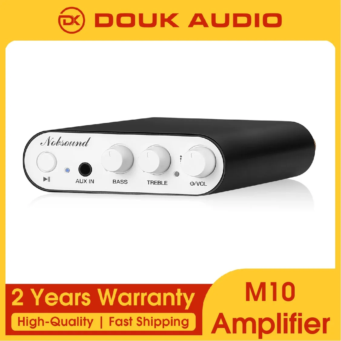 

Мини-усилитель Bluetooth Douk Audio M10 с USB, AUX 300 Вт × 2, цифровой настольный усилитель для игр, музыки и домашней аудиосистемы