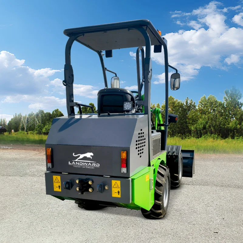 Narrow Spaces Portable Four-Wheel Drive New Energy Loader Hot Sale 800KG Farm Use Mini Electric Loader CE Customized For Sale