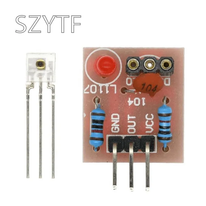 5V Laser Receiver Sensor Detection Module Non-Modulator Tube for Arduino