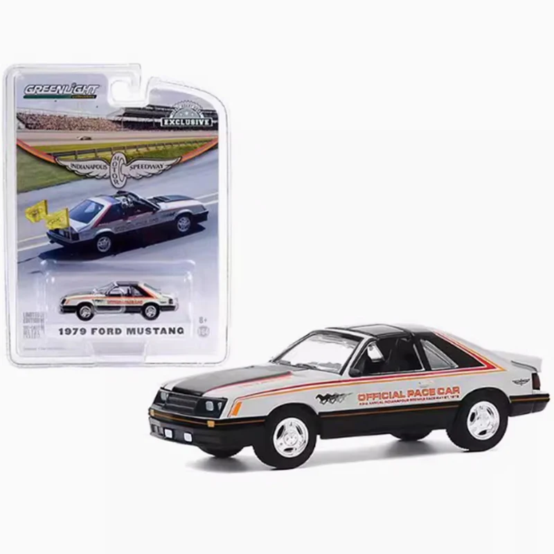 

Greenlight масштаб 1:64 1979, имитация сплава Mustang, модель автомобиля, статическая коллекция, украшенные праздничные подарки, игрушки, сувенирный подарок