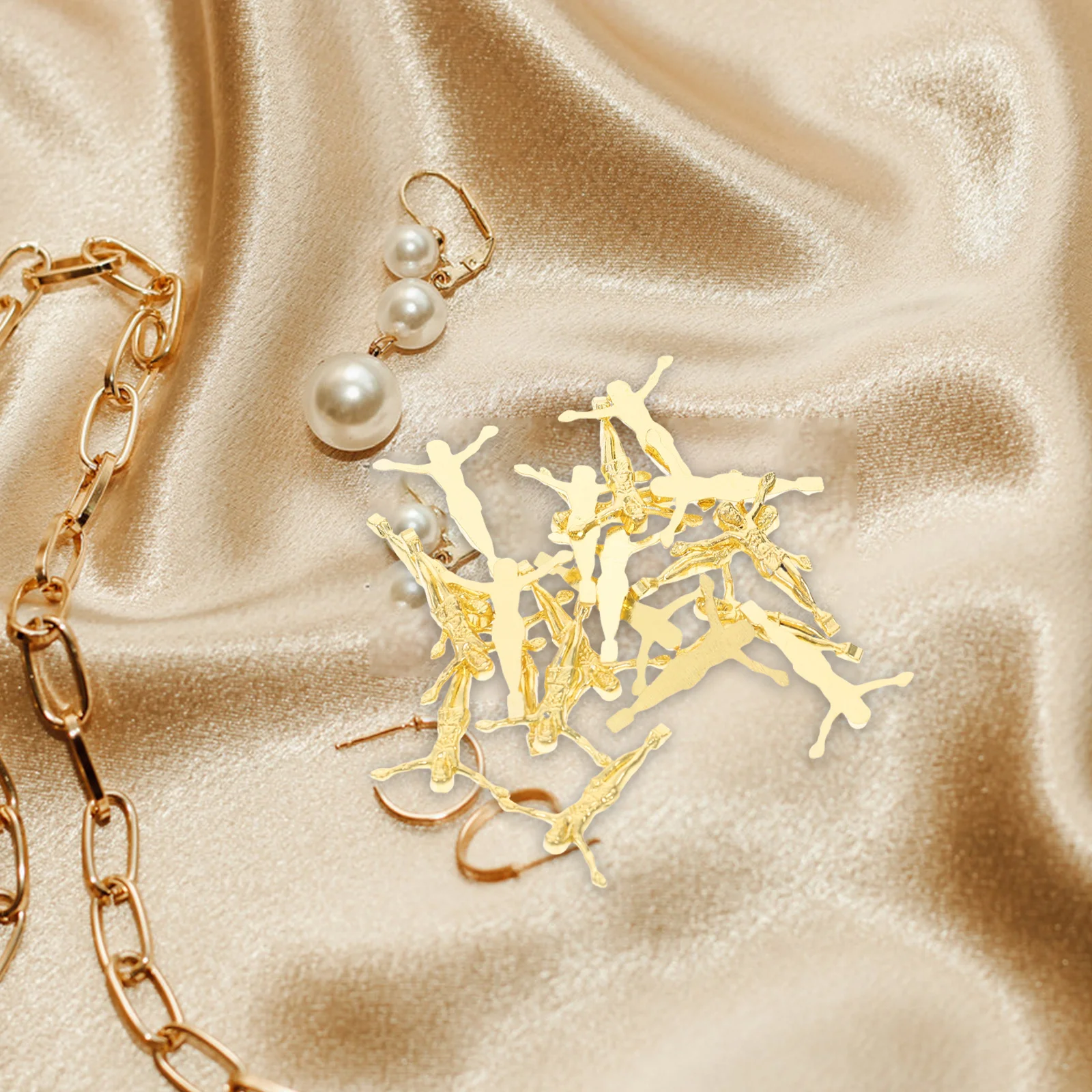 

20pcs Cross Pendant Charm Zinc Alloy Religious Jewelry Christmas Party Favors Crucifix Necklace Baptism Decoration Wall Hanging