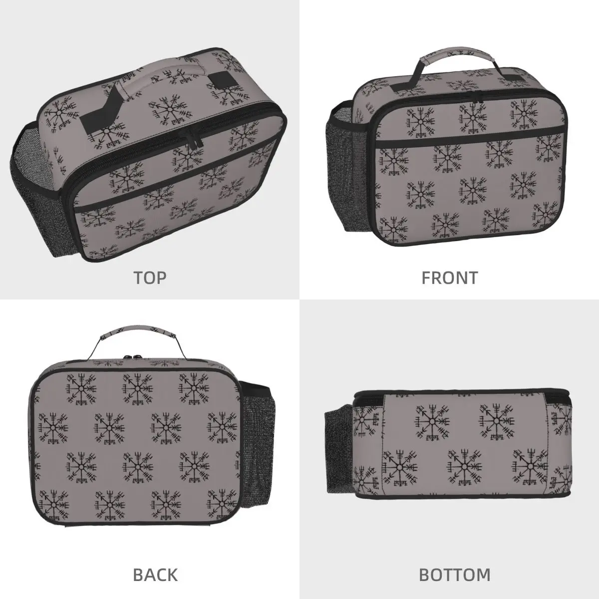 Vegvisir Viking Compass Norse Symbol Insulated Lunch Bag for Women Kids Portable Food Boxes Thermal Lunch Box Tote