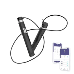 Jump Ropes for Fitness, Smart Skipping Rope for Crossfit, Gym, Burn Calorie, APP Data Analysis, at-Home-Workout for Women Men