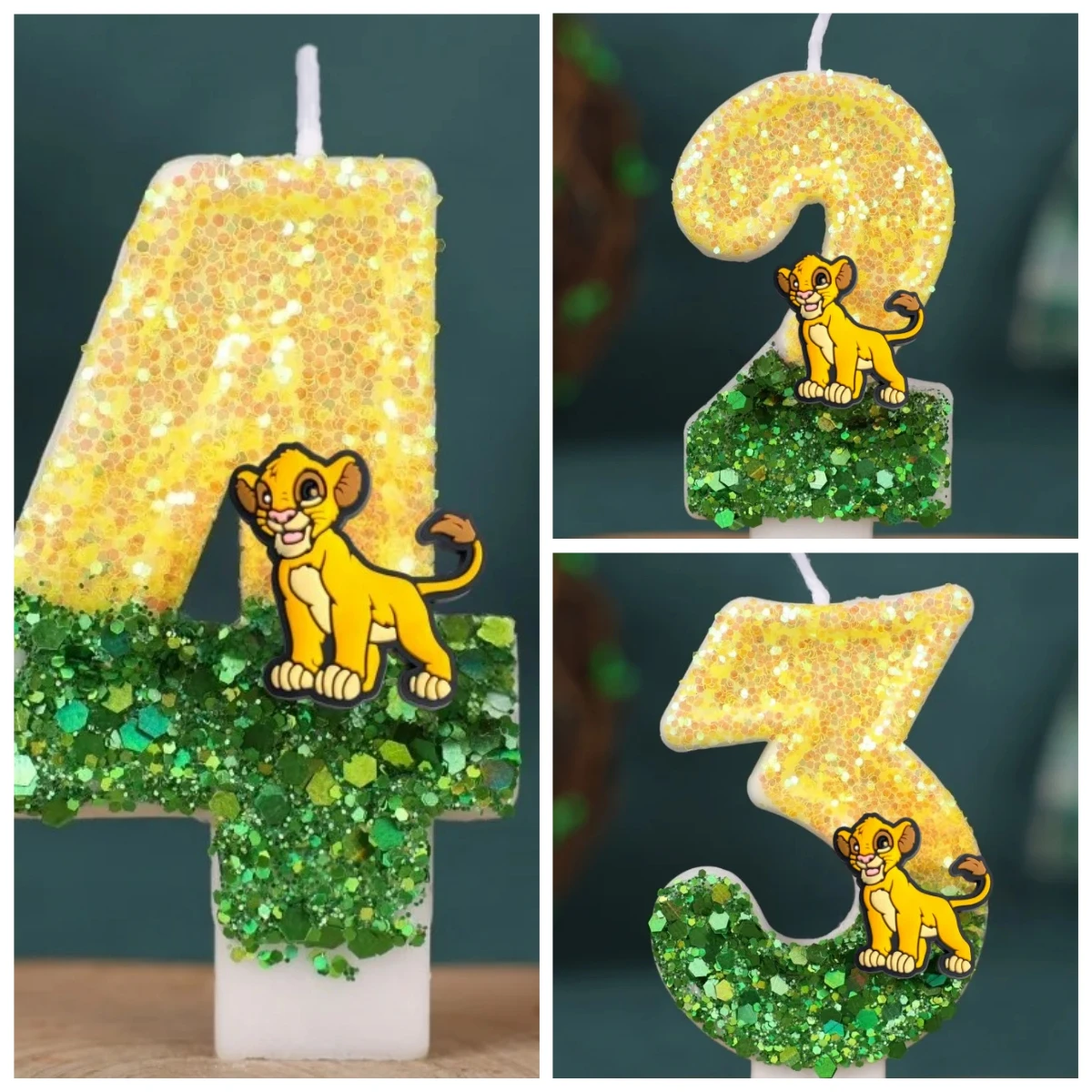 Cartoon Classic Characters Digital Candle Number 0-9 Kids Birthday Cake Decoration Supplies Anime Party Accessories Supplies